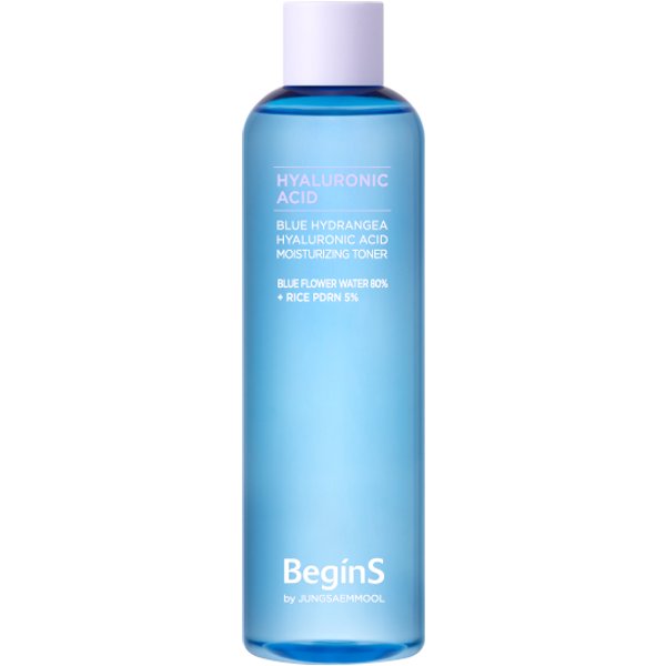 BeginS Blue Hydrangea Hyaluronic Acid Moisturizing Toner - 300ml