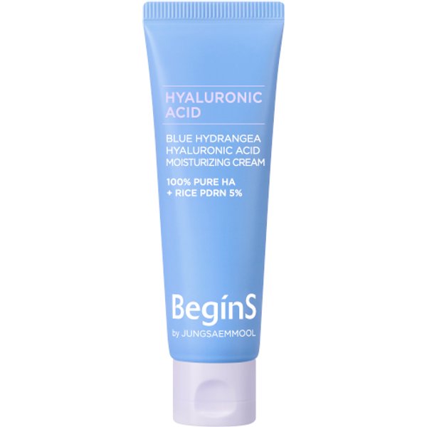 BeginS Blue Hydrangea Hyaluronic Acid Moisturizing Cream - 50ml