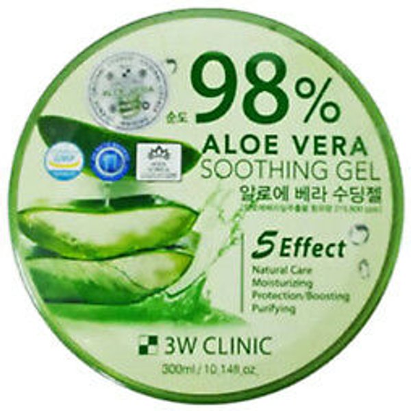 3W Clinic Aloe Vera Soothing Gel 98% - 300ml