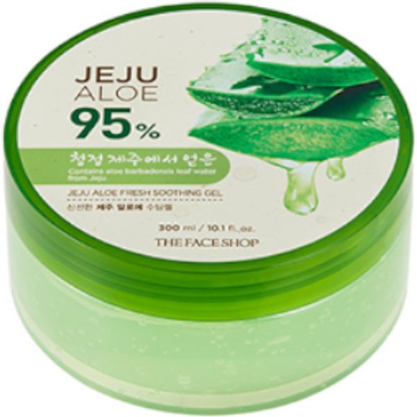 THE FACE SHOP Fresh Jeju Aloe 95% Soothing Gel - 300ml