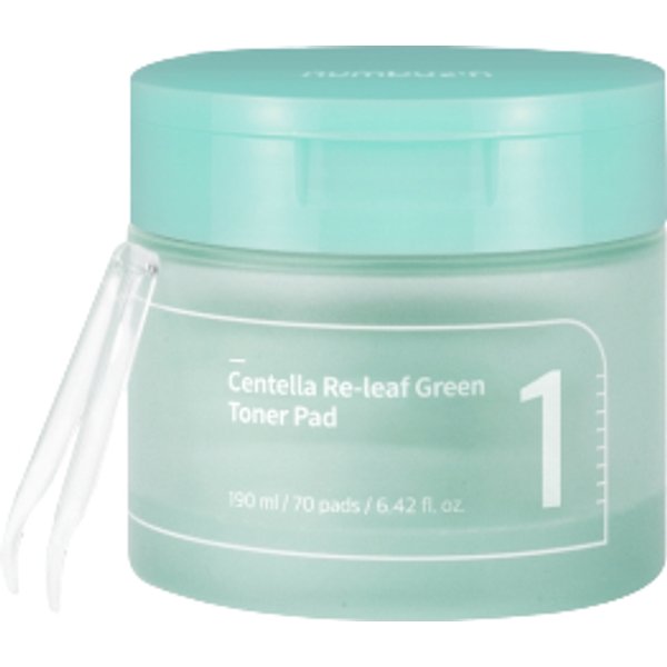 numbuzin No.1 Centella Re-Leaf Green Toner Pad - 190ml/70pads