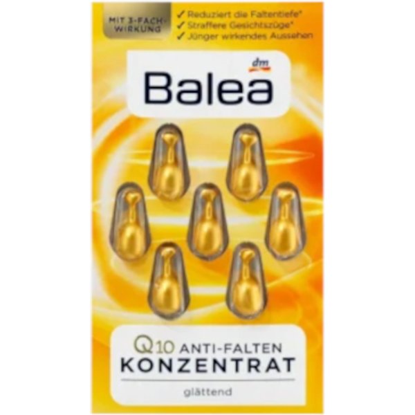 Balea Q10 Anti-Wrinkle Concentrate - 7 Capsules