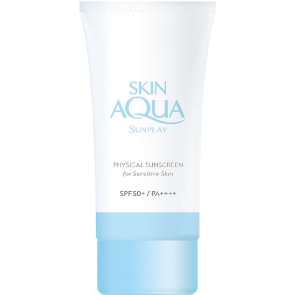 Rohto Mentholatum Sunplay - Skin Aqua Physical Sunscreen for Sensitive Skin SPF50+ PA++++ - 50ml