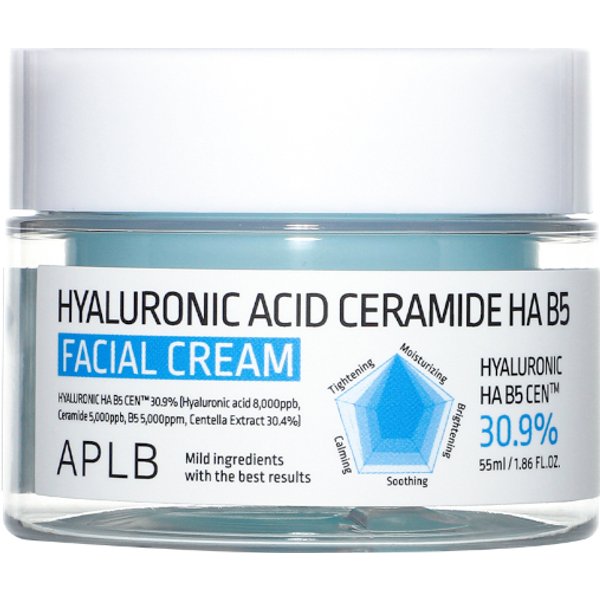 APLB Hyaluronic Acid Ceramide HA B5 Facial Cream - 55ml