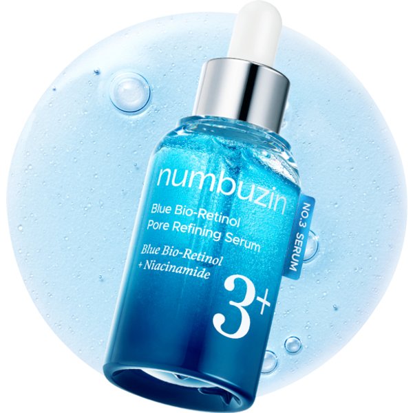 numbuzin No.3 Blue Bio-Retinol Pore Refining Serum - 30ml